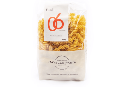 Fusilli-ravellopasta boëge